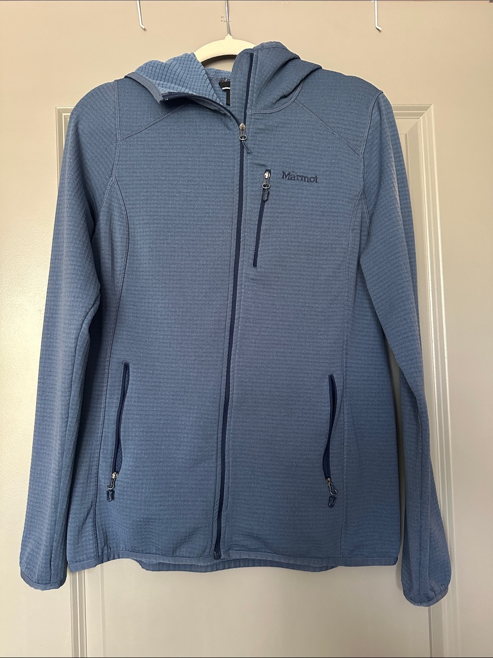 Marmot Women’s Slate Blue Hooded Full-Zip Jacket